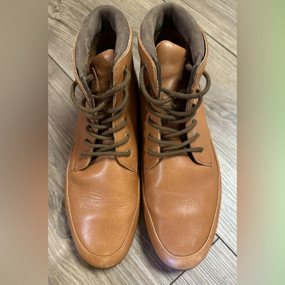 Clae Men's Brown Leather Boots